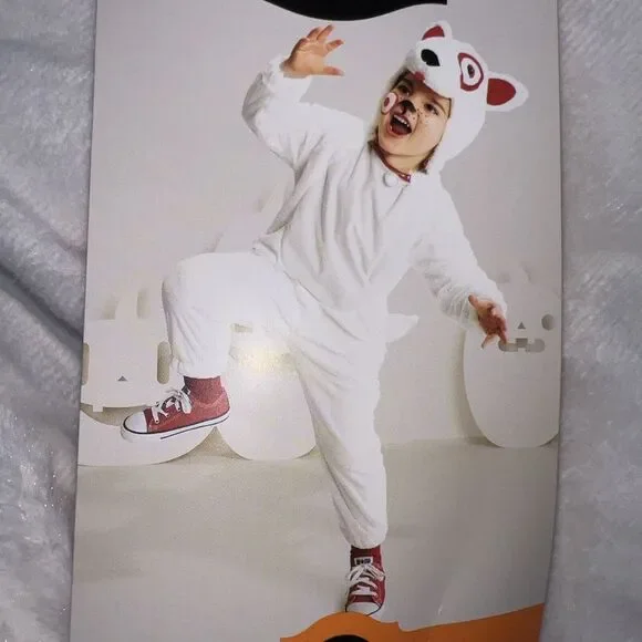 Target Bullseye Dog Toddler Halloween Costume Jumpsuit Hyde & EEK!‎ 2T-3T - Picture 2 of 6